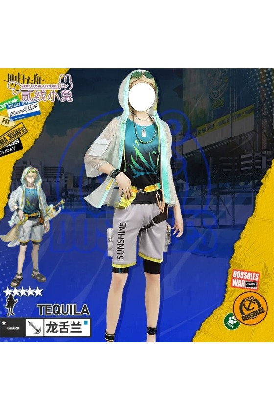 2XXT Cosplay Arknights Tequila Cosplay Costume